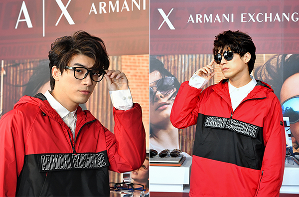 Armani Exchange 攜手小林眼鏡獨家合作，林哲熹戴上新款墨鏡演繹街頭潮流！