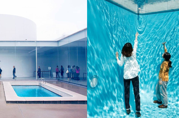 讓你能在水底下自由行走呼吸？日本金澤21世紀美術館的游泳池你一定要去！
