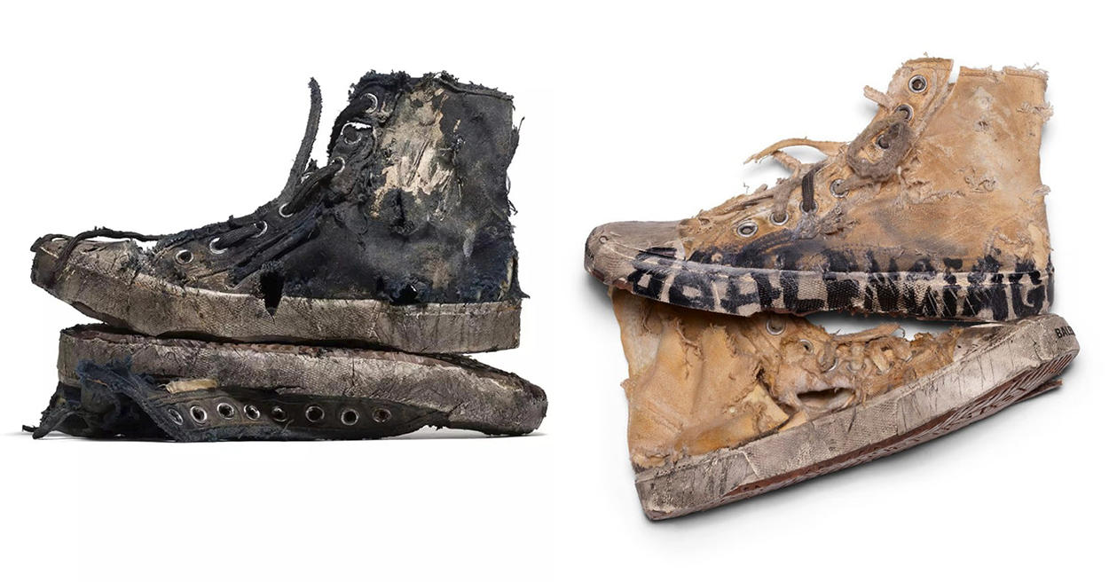 穿爛的鞋也能賣？Balenciaga 推出全新「破爛鞋」，你確定這不是在整人？