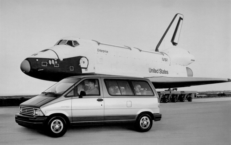 1980年代低風阻Minivan，Ford對抗Chrysler三兄弟力作Aerostar