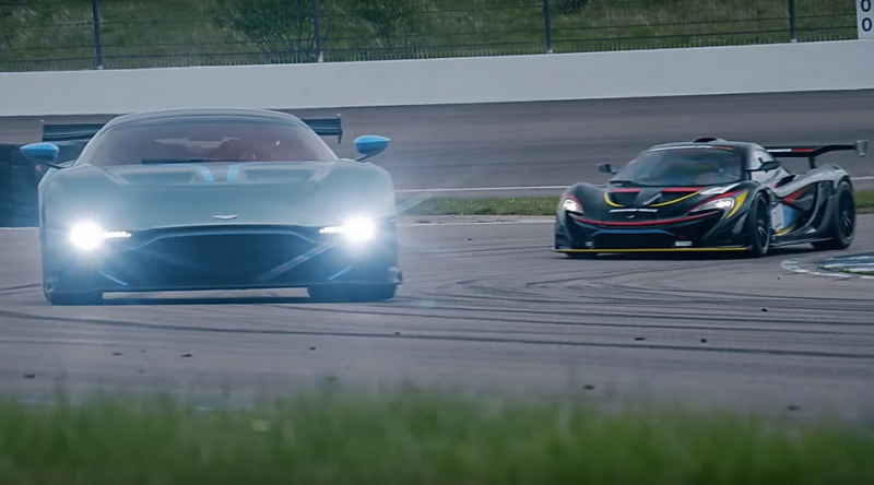 嗆辣「火神」正面迎擊「科學怪人」，Aston Martin Vulcan與McLaren P1 GTR賽道征戰誰能稱霸？