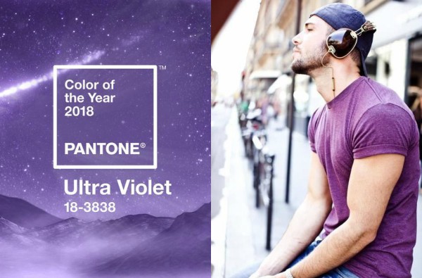 Pantone 2018年度顏色紫外光，4個搭配從人群中成為亮點