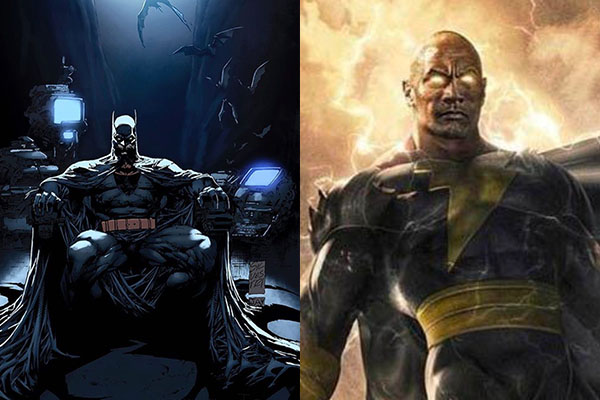 【DC】蝙蝠俠邀請巨石強森飾演的「黑亞當」一起去蝙蝠洞探險？
