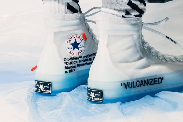 The Converse x Off White Chuck Taylor on the account Instagram @camelcm, Spotern